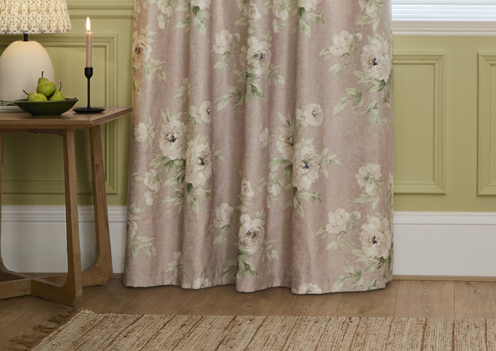Adele Pencil Pleat, Rose - Ready Made Curtains - Image 6